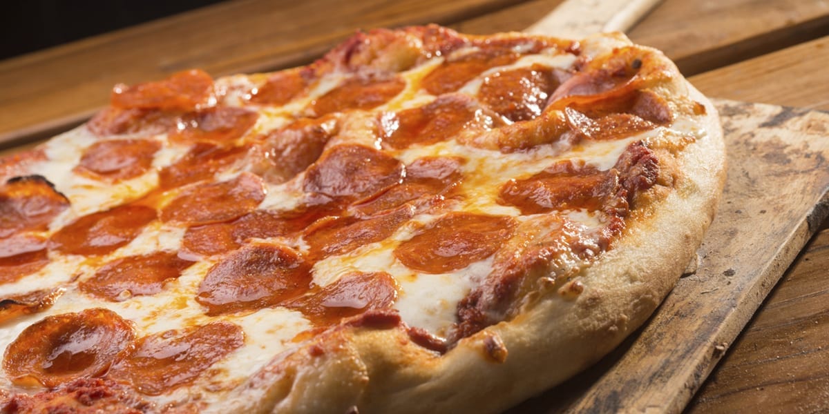 Fresh pizza